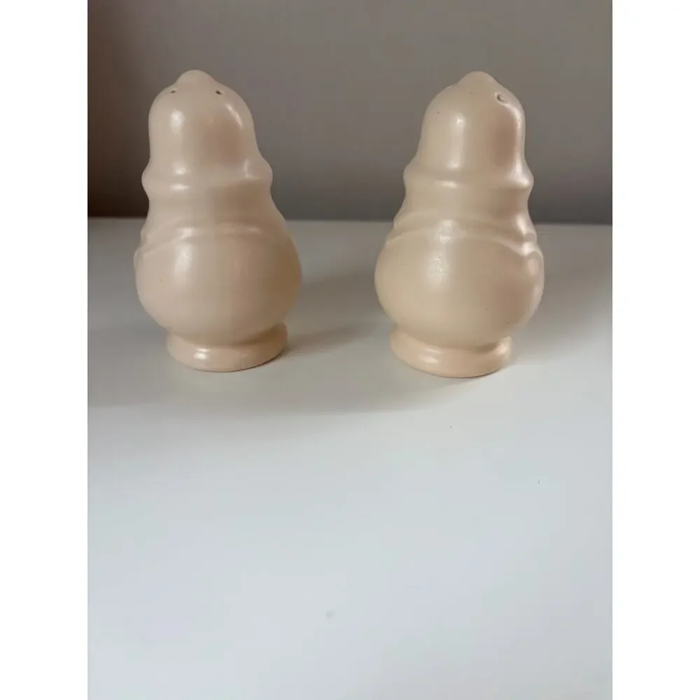 Pfaltzgraff Remembrance Salt Pepper Shakers Set Vintage USA Stoneware Floral